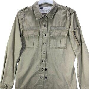 BLANKNYC  army green utility jacket/ shirt